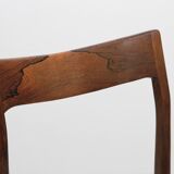Suite of 6 Scandinavian rosewood chairs from Rio