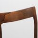Suite of 6 Scandinavian rosewood chairs from Rio