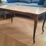 Louis XV-style marble coffee table