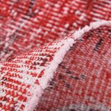 6x10 Rug For Dining Room Red Vintage Area Rug, 175x296Cm SK 3756