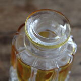 Set of crystal art deco toilet bottles