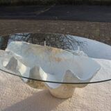 Table basse bénitier géant