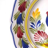 Henriot Quimper plate with rooster