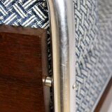 Restored Bauhaus Tubular Steel Sofa by Robert Slezak, 1930s