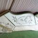 Very large Venetian mirror 180x100cm