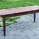 Old farm table spindle legs 195cm