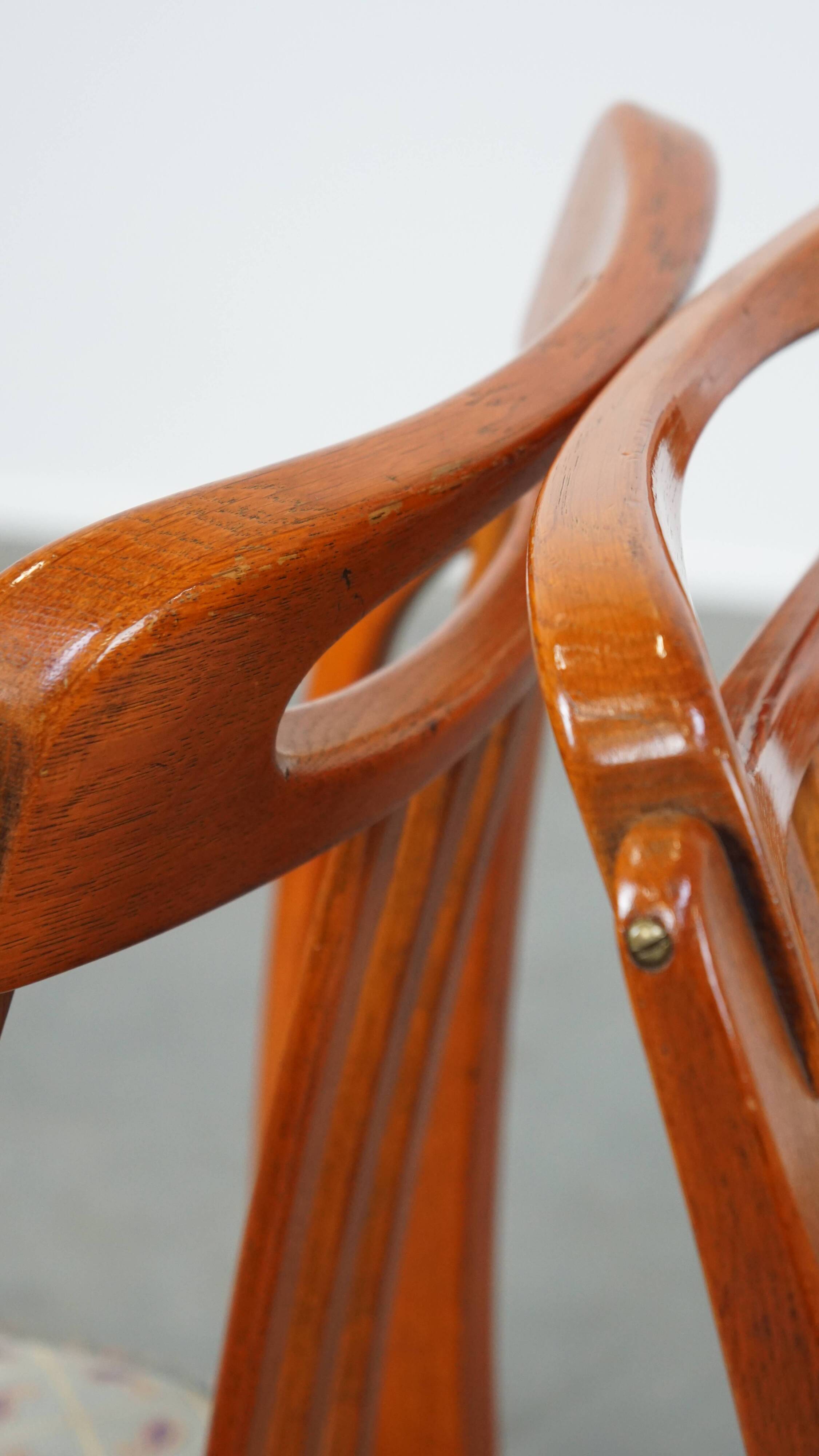 Set of 2 Art Nouveau design Schuitema dining chairs