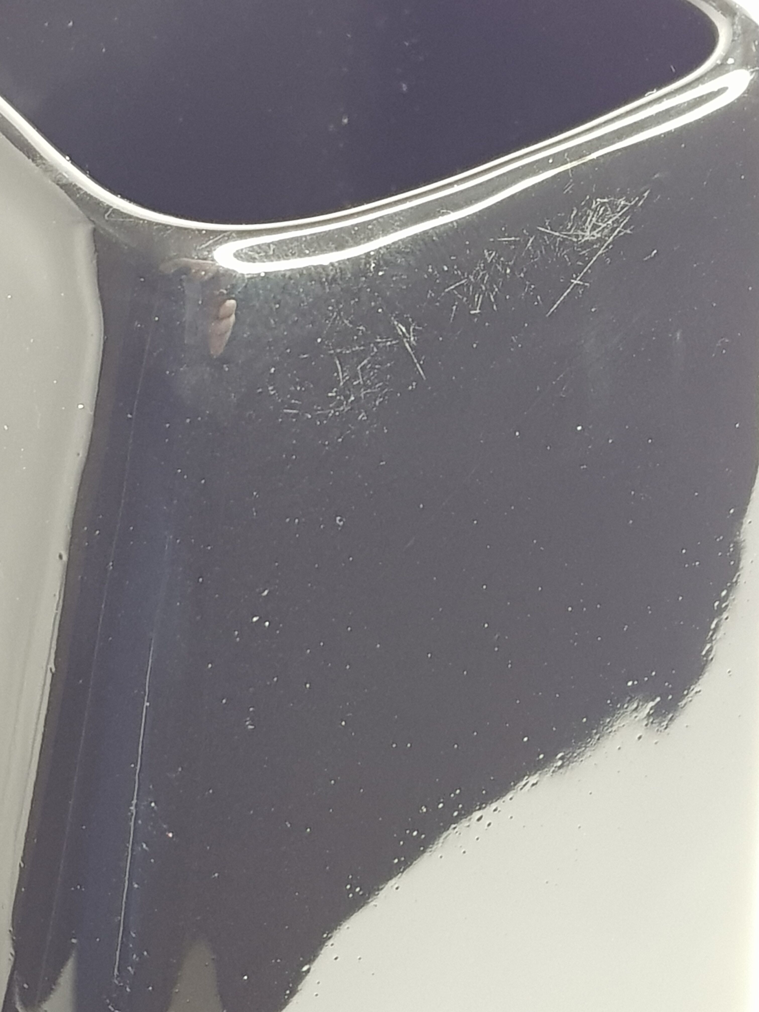 Black megalith vase 25 cm