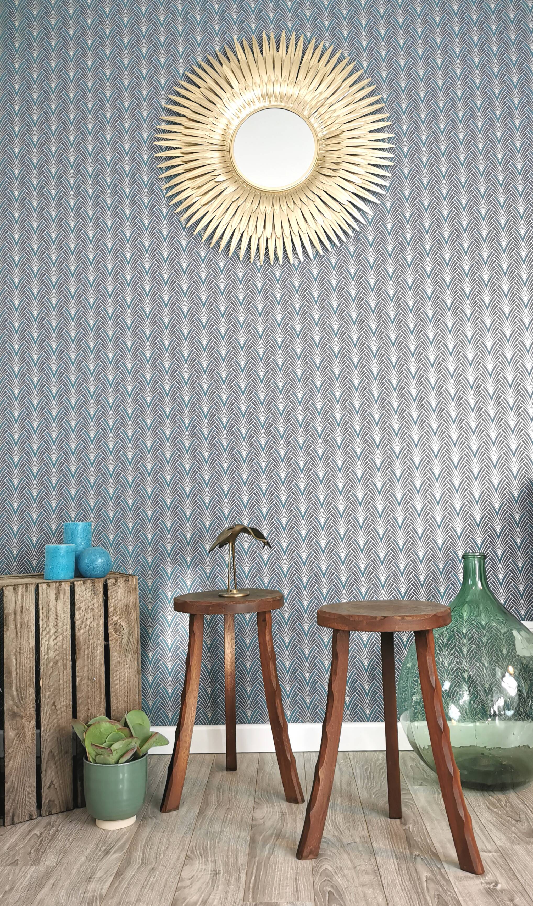 Pair of tripod stools