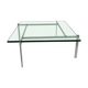 Square coffee table, PK61 model by Poul Kjorholm, edtion E Kold Christensen