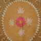 Vintage Turkish hand-knotted rug 131x136 cm