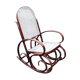 Rocking chair in caning