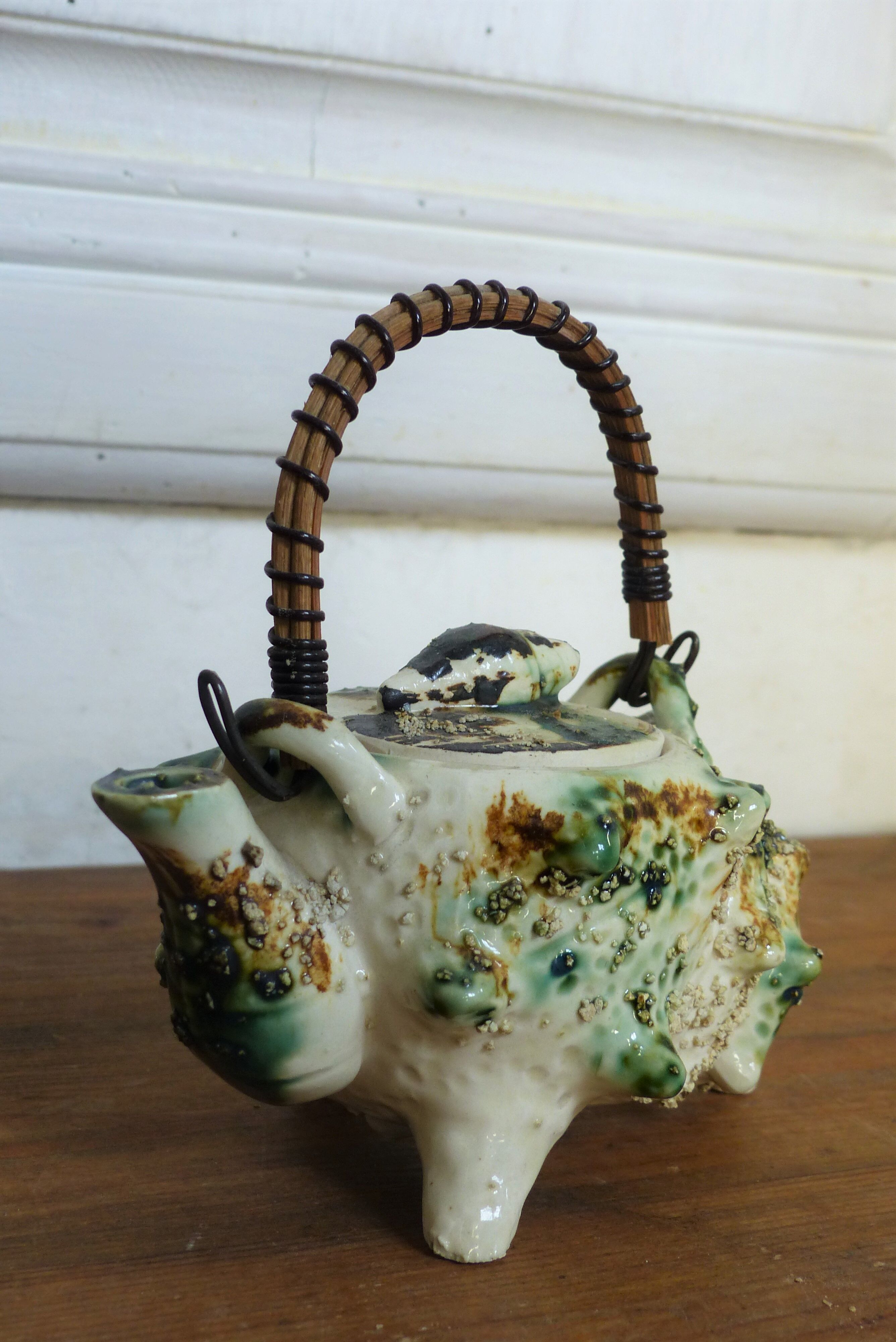 Vintage ceramic teapot