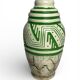 Art déco, vase ovoïde faïence signé Géo Condé et Mougin vers 1930