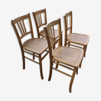 Série de 4 chaises bistrot Luterma