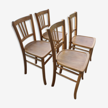 Series of 4 Luterma bistro chairs