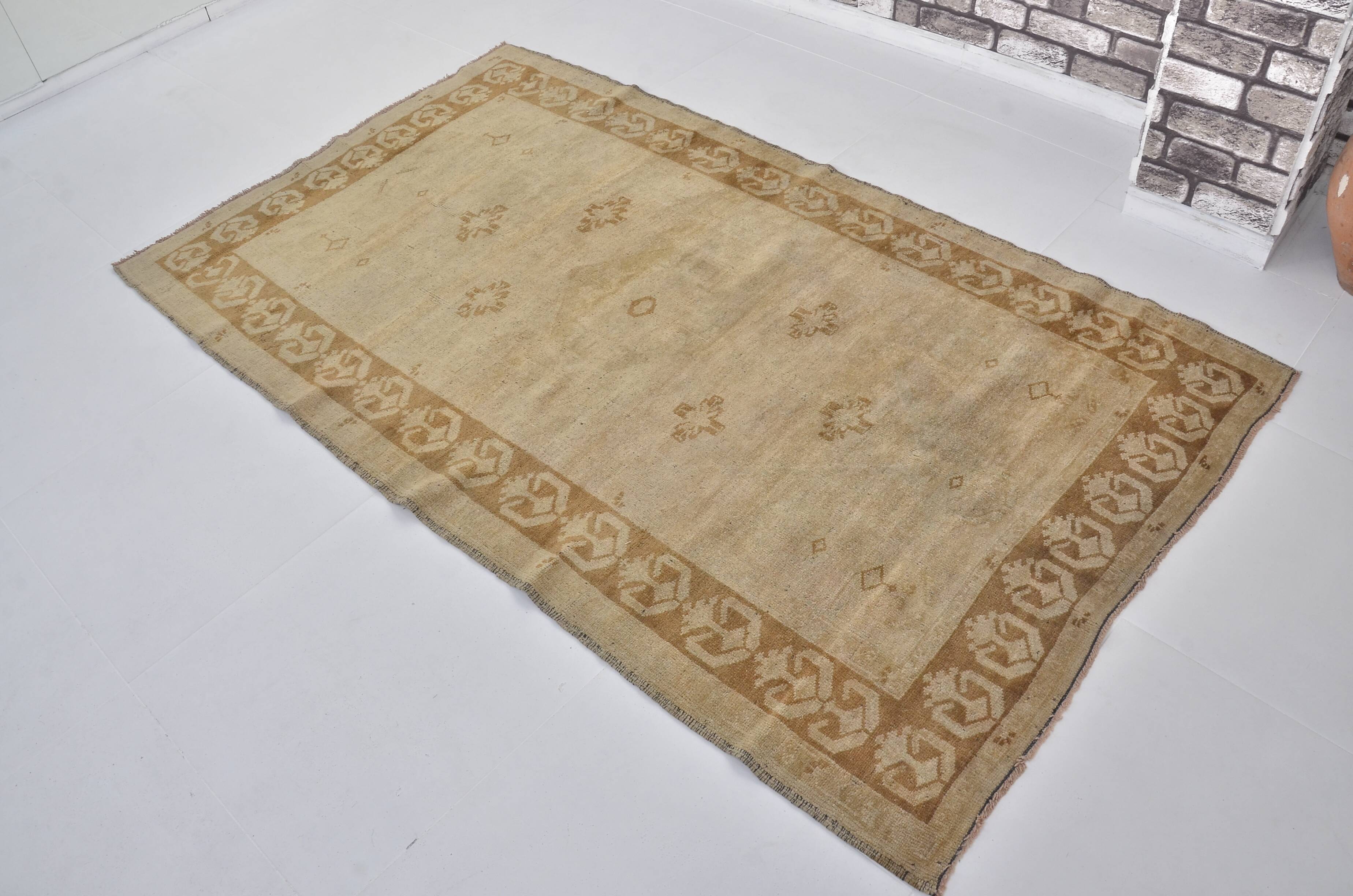 Tapis Oushak orange et marron sku A48