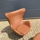 Fritz Hansen Egg Chair in Cognac leather + Ottoman!