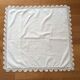 1900s lace square pillowcase