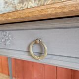 Old desk in chene signed goanvic