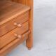 Guillerme et Chambron oak mid-century french cabinet sideboard