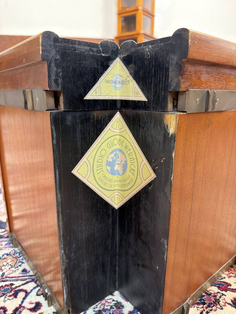 Original Globe Wernicke English Display Museum Cabinet