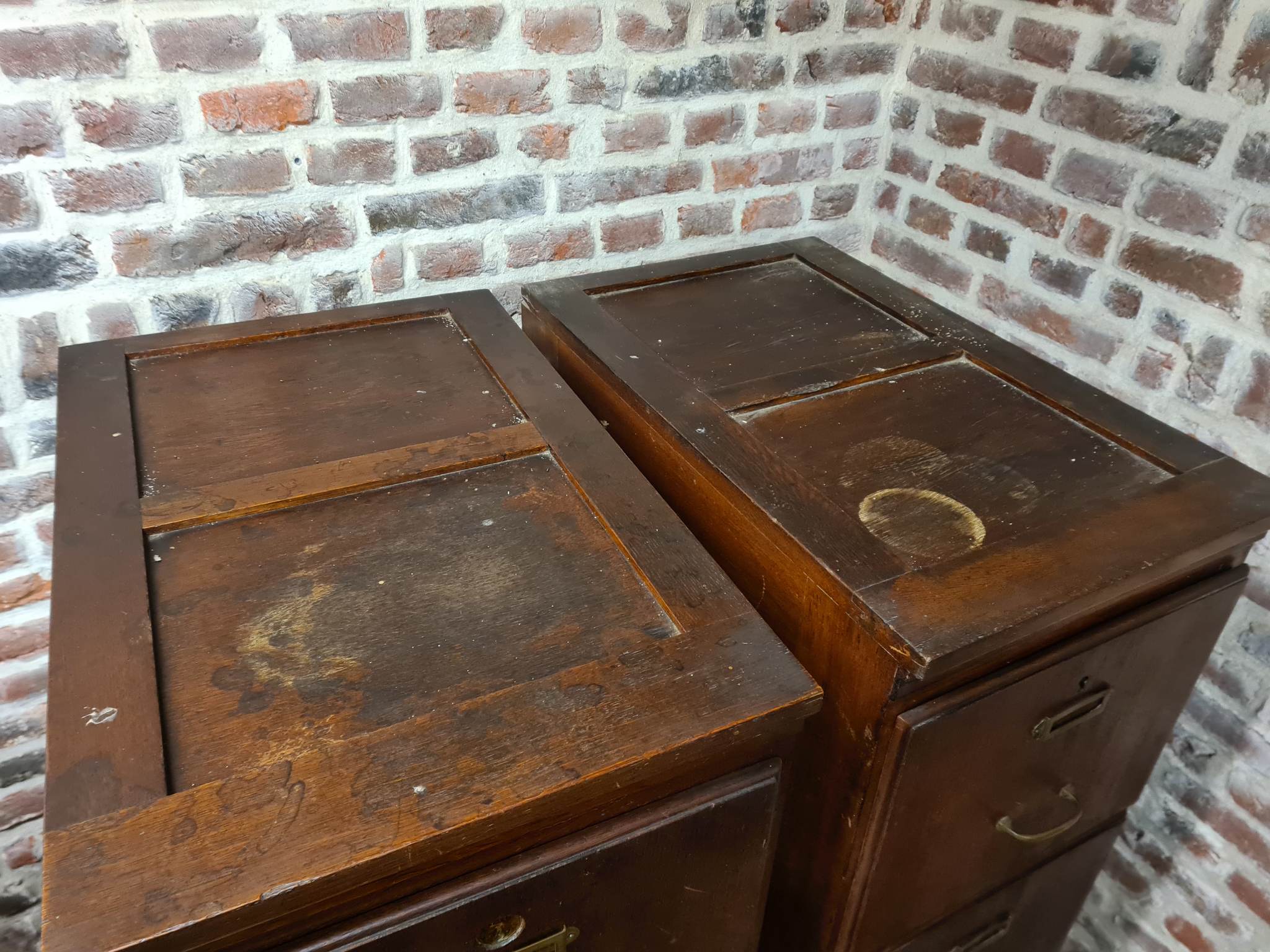 Oak drawer binders