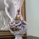 Antique Bassano ewer in cracked ceramic