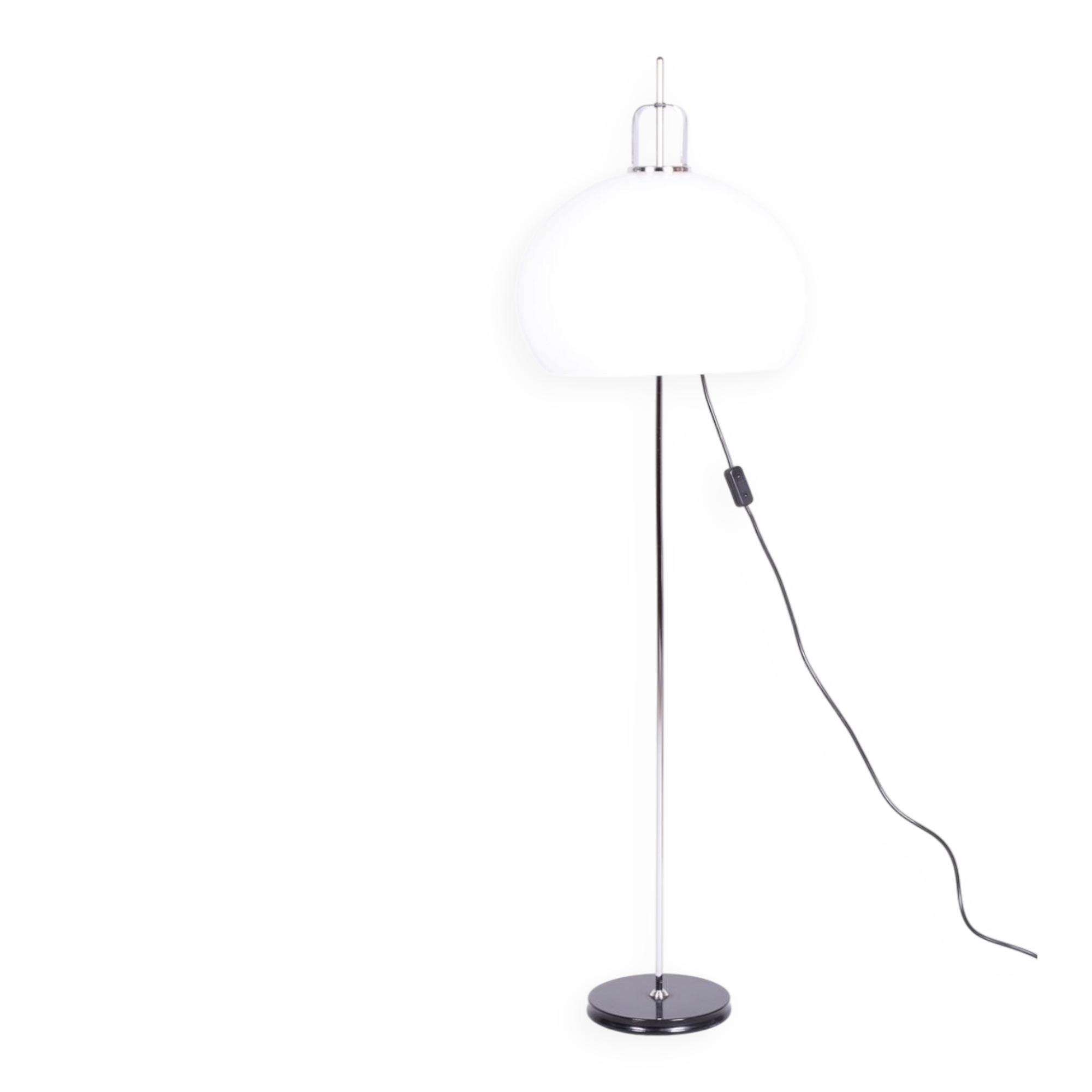 Mid-Century Chrome Floor Lamp by Guzzini for Meblo, Italy, 1960s
