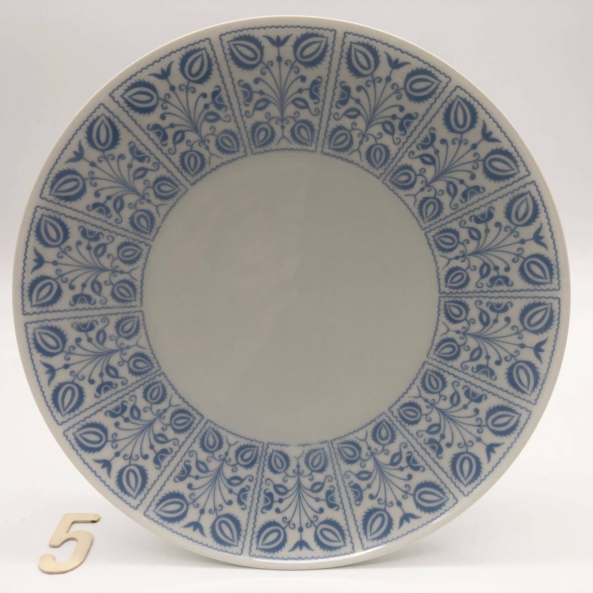 6 dinner plates and dish, H&C Selb Bavaria Germany Heinrich