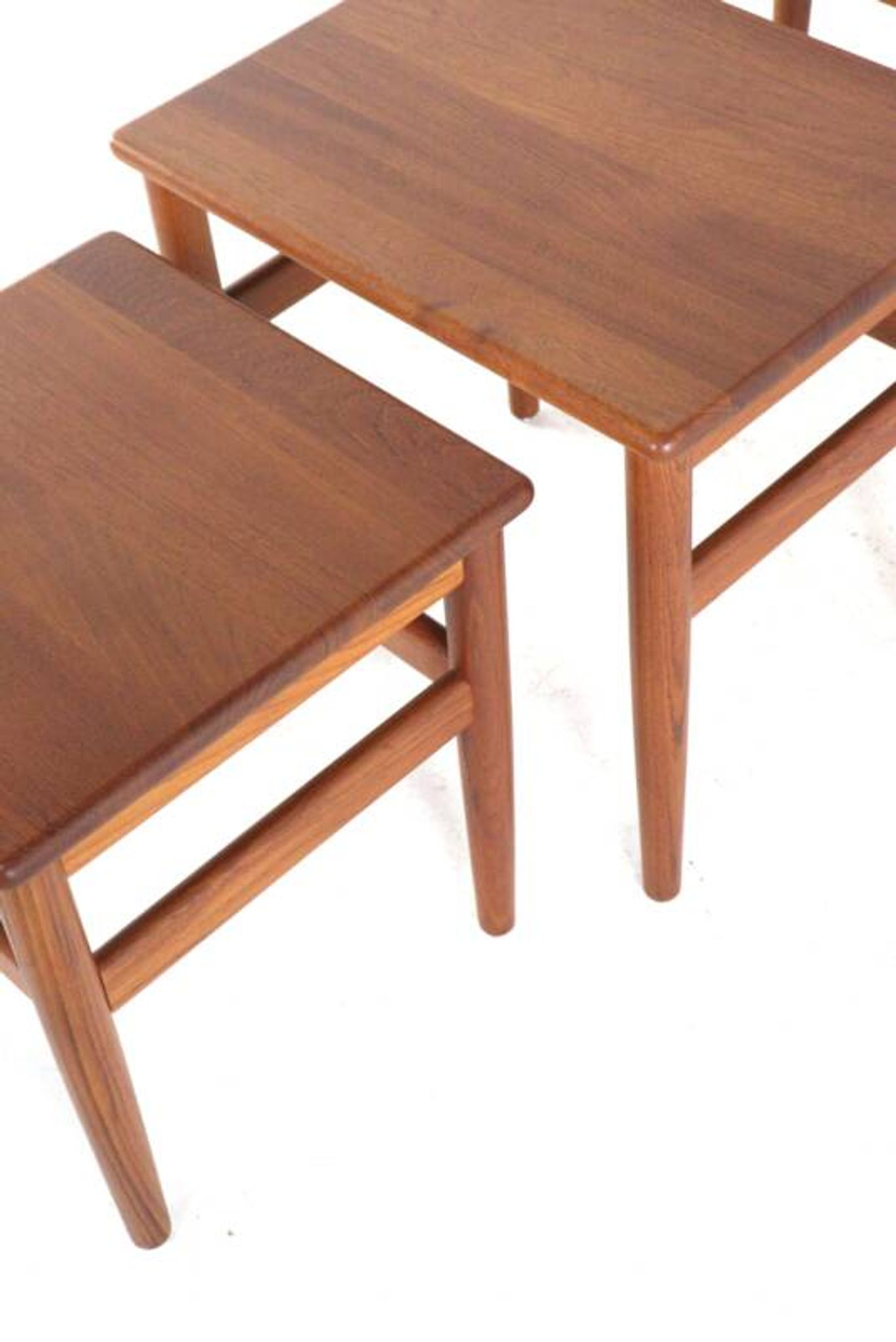 Set of 3 Danish Nesting Tables soldi teak - mid century modern design