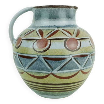 kroesselbach mid century VASE jug abstract pattern 1950s 60s