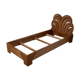 Bed 1 place "palm" wicker and rattan Vivai Del Sud