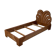 Bed 1 place "palm" wicker and rattan Vivai Del Sud