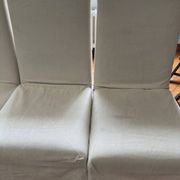 Set of 6 Maxalto chairs with covers.