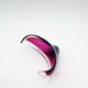 Murano Crystal Sommerso Fuchsia Turquoise Gondola Cup 19cm