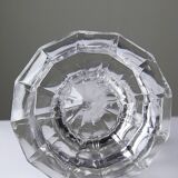 Antique wine decanter, faceted cut crystal