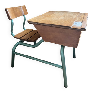 bureau d’écolier vintage