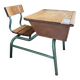 Vintage school desk - Maison Delagrave