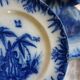 8 very old flat plates made of ironstone