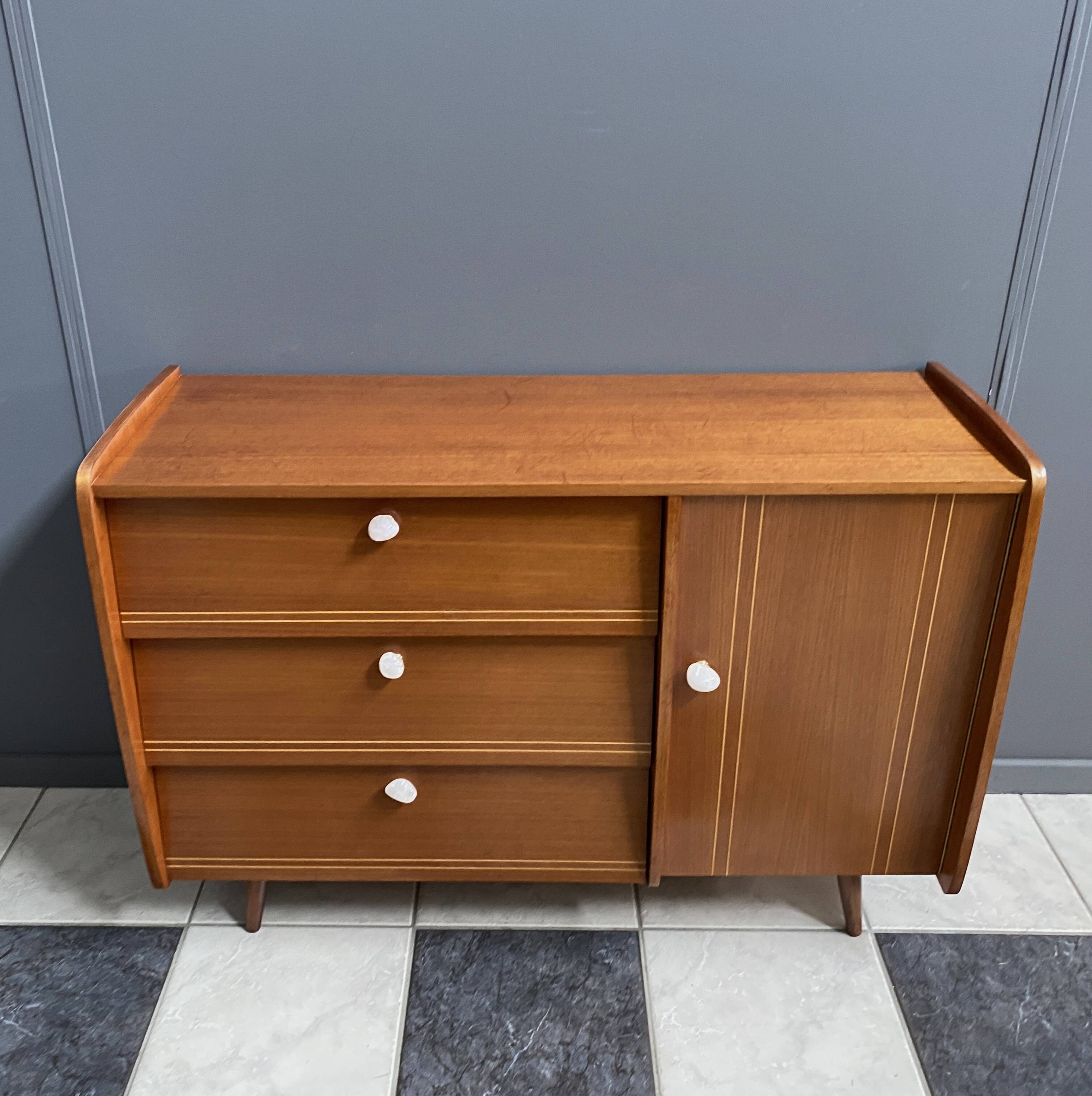 1960s wood Schoe cabinet