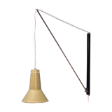 Dutch counterbalance arc wall lamp by Willem Hagoort for Hagoort Lighting, 1950s