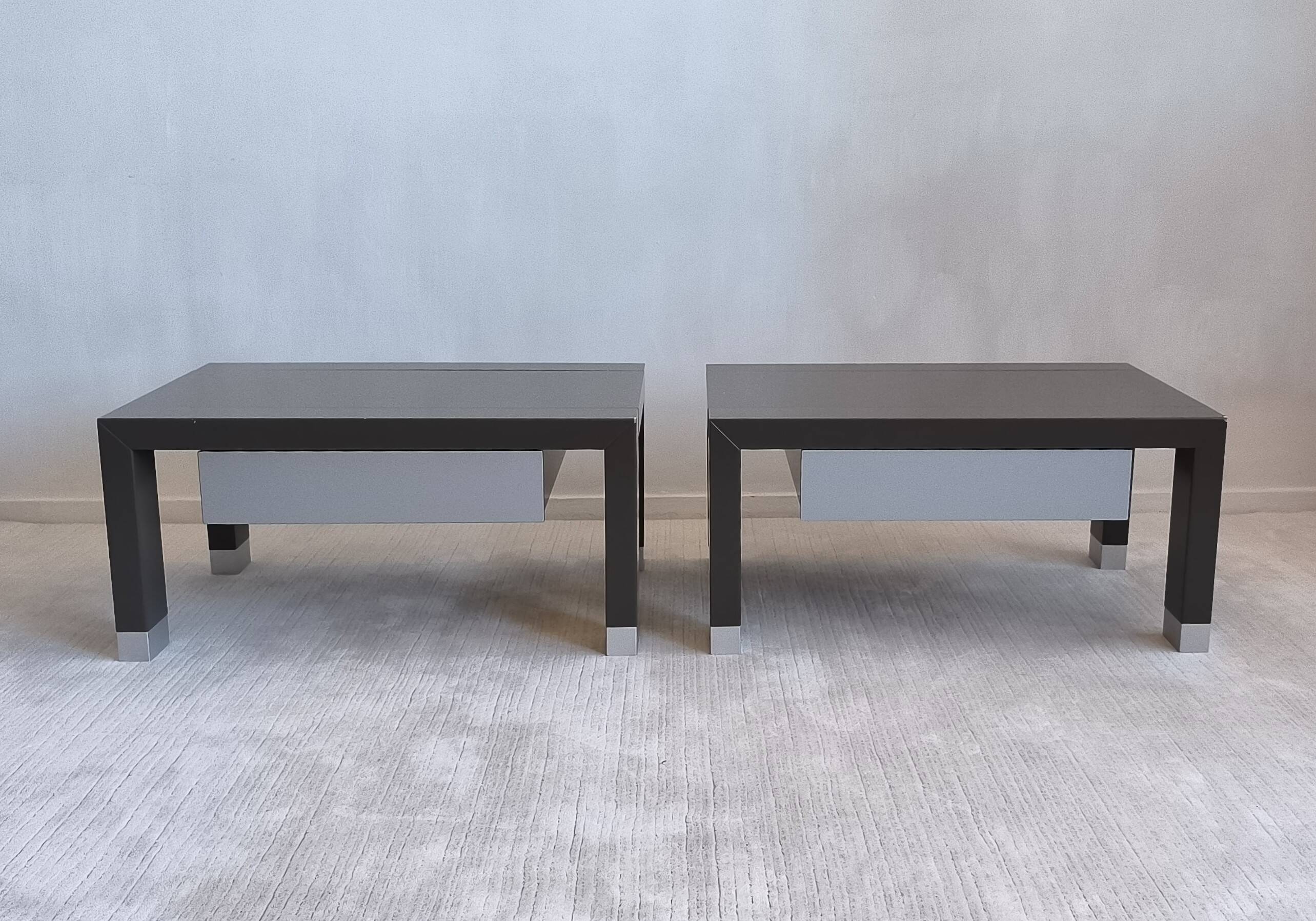 Very beautiful bedside tables lumeo by ligne roset designed by peter maly.