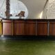 1950s bar in oak and Formica
