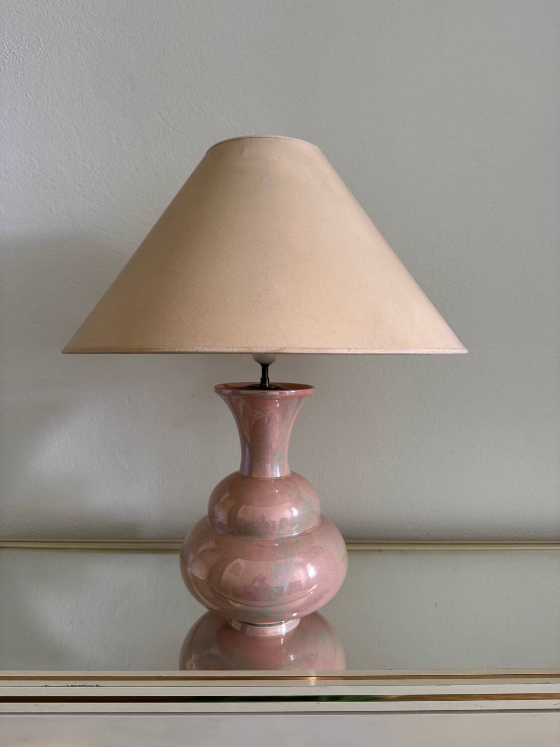 Charolles earthenware lamp from the 80s