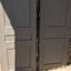Double portes de placard peintes 1900