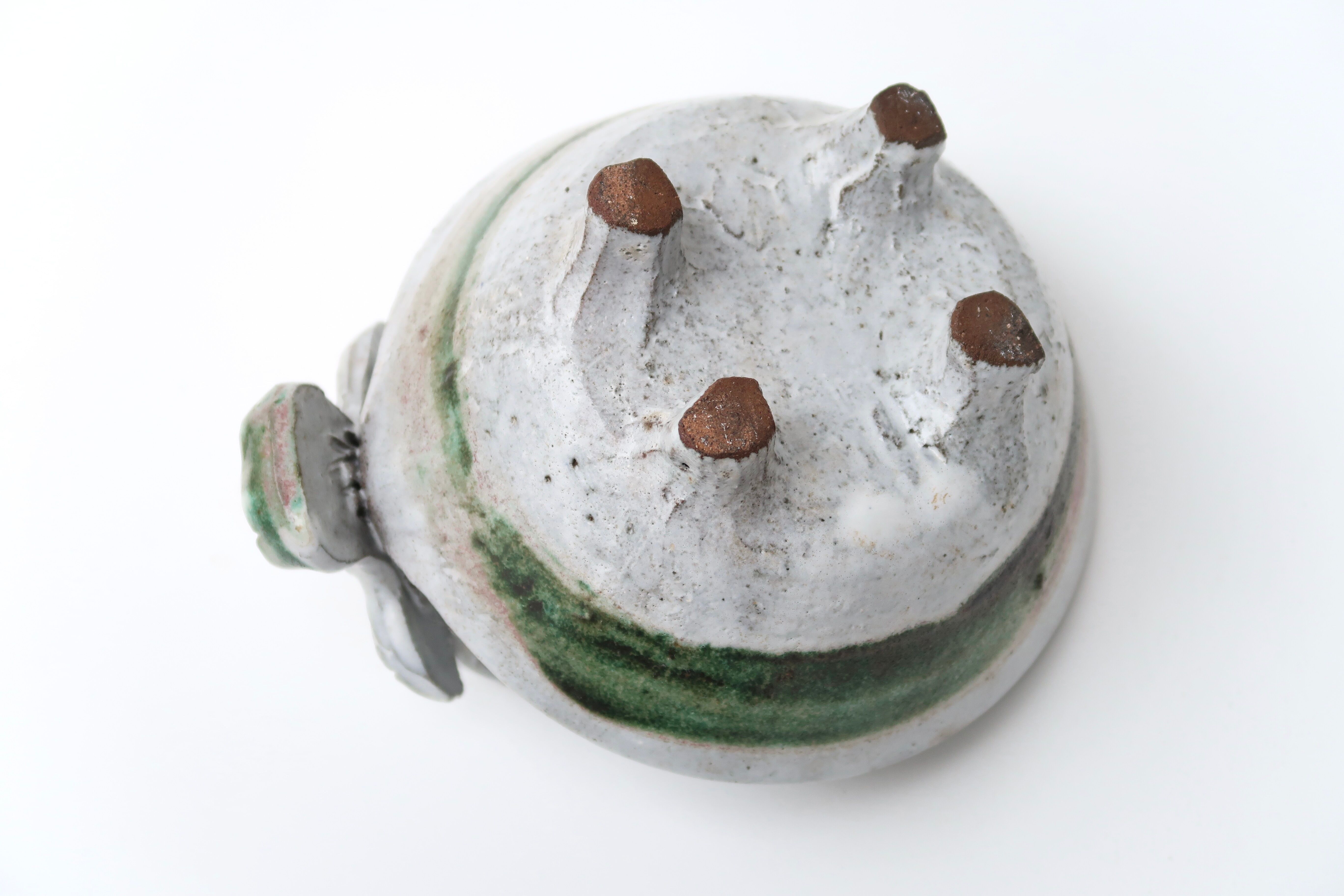 Empty ceramic bull pocket by Albert Thiry, 60s