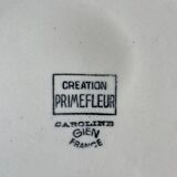 4 assiettes plates de Gien Caroline