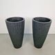 Large Handmade Talon Floor Vases or Planters, 2000s, Set of 2