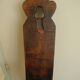 vintage tripod chair brutalist wood decor 50s brutalist
